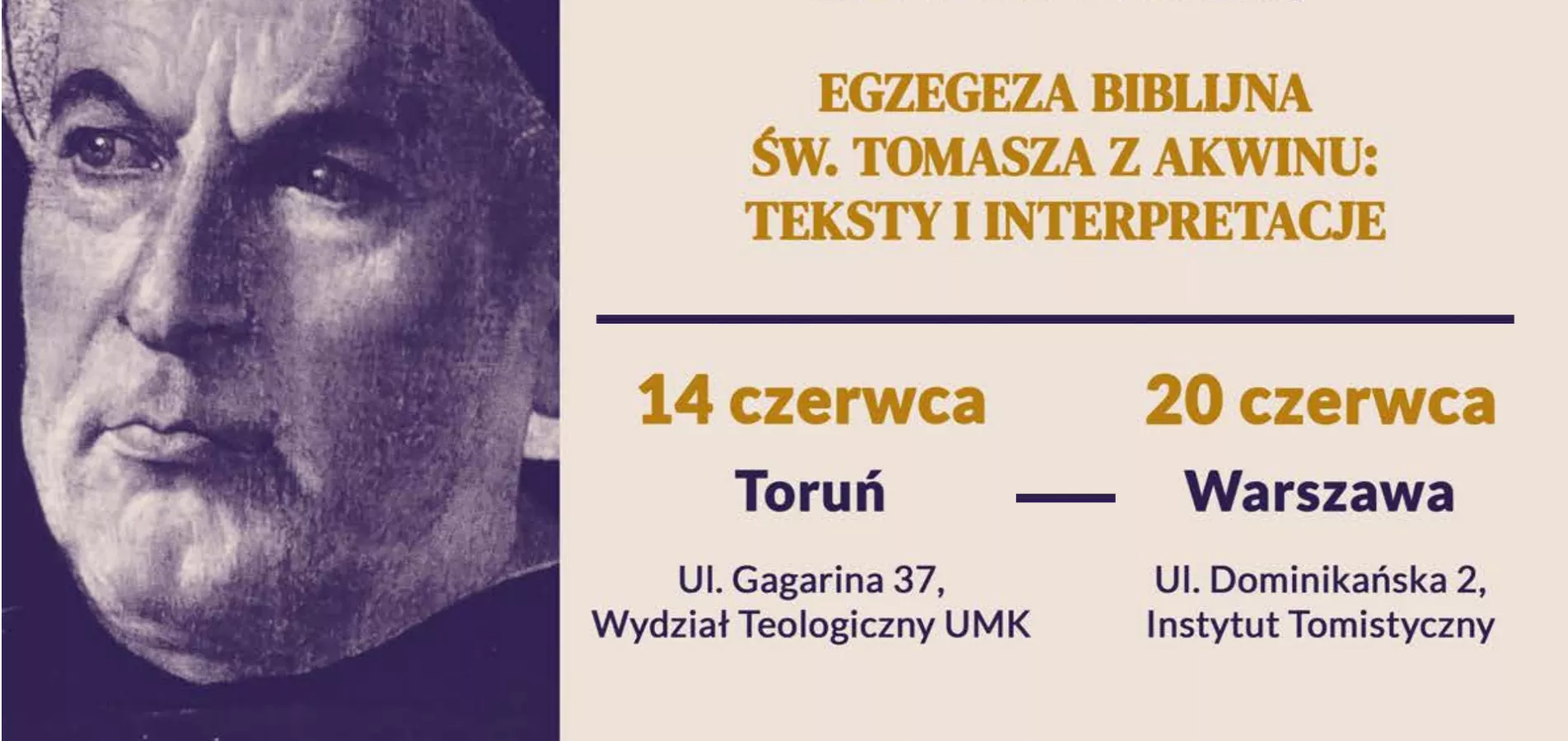 Szkoła letnia 2022 „Egzegeza biblijna św. Tomasza z Akwinu: teksty i interpretacje”